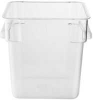 Hygiplas Polycarbonaat Vierkante Opslagcontainer 7Ltr-2