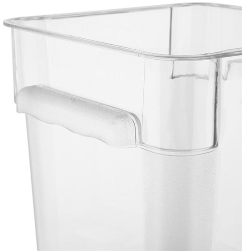 Hygiplas Polycarbonaat Vierkante Opslagcontainer 7Ltr-3
