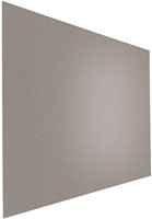 Prikbord bulletin, Float, frameloos, grijs, 120x200 cm