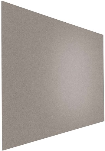 Prikbord bulletin, Float, frameloos, grijs, 120x200 cm