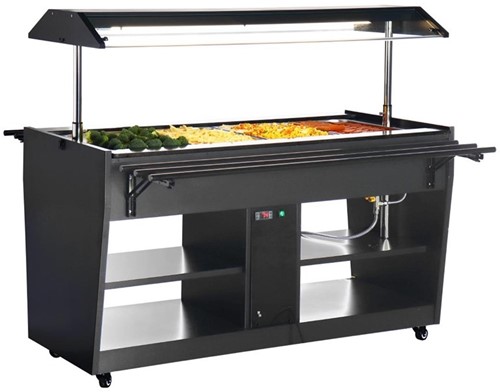 Buffalo Warmhoud Buffet Bar Zwart-3