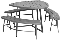 Bolero Valletta picknicktafel set