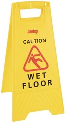 Jantex waarschuwingsbord gladde vloer 64cm