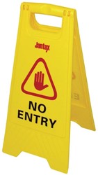 Jantex waarschuwingsbord "No entry"