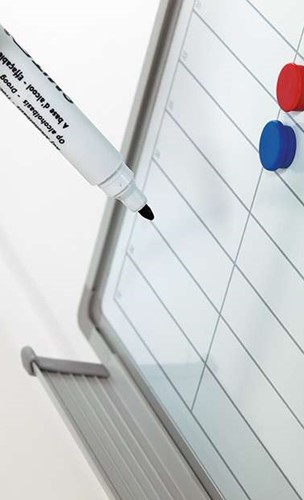 Planbord Softline profiel 8mm Werkdagen, NL incl. dagenstrook, Afmeting: 90x120 cm-3