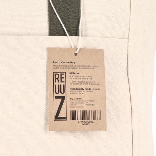 Reuuz Canvas Draagtas 33 x 42 x 10 cm-3