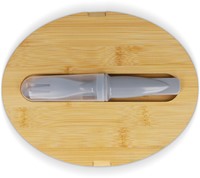 Lunchbox R-PP & bamboe met bestek - 1L - Grijs-2