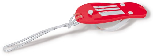 Bagagelabel slipper - Rood-2