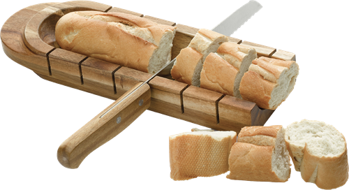 Stokbroodhouder met mes
