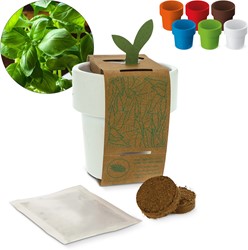 Hot-but-cool beker met basilicum zaadjes