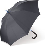 Stokparaplu 23” auto open - Zwart / Blauw-2