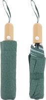 Opvouwbare paraplu 21” R-PET auto open - Donker Groen-2