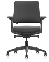 Se7en Bureaustoel LX004 Premium Zwart
