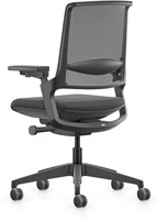 Se7en Bureaustoel LX005 Premium Zwart-3