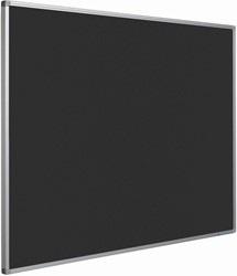 Smit Visual - Prikbord Softline profiel 16mm, bulletin zwart