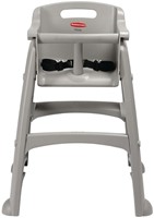 Rubbermaid stevige kinderstoel grijs-2