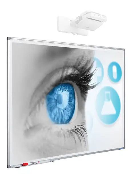 Smit Visual - Projectiebord, Projectiestaal, Softline 8 mm
