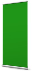 Green screen roll-up banner