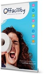 Mini roll-up banner