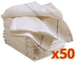 Vogue katoenen wachtdoekjes in bulk kopen (50 stuks)