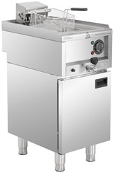 Buffalo 600 Serie Vrijstaande Enkele Tank Elektrische Friteuse 8Ltr