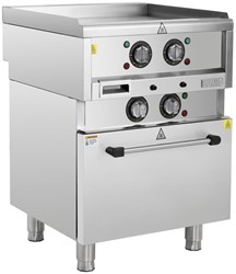 Buffalo 600 Serie Vrijstaande Elektrische Bakplaat Met Heteluchtoven
