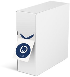 Stickers op rol met dispenser