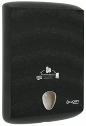Lucart ID bulkpack toiletpapier dispenser zwart, Alpe