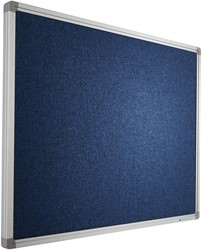 Smit Visual - Prikbord "Accent", Softline profiel 16 mm, AK007, Blauw-paars