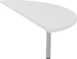 Idol halfrond aanbouwblad 165x d.60 ip ronde buispoten mg sa