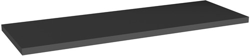 Armand legbord metal b. 120 hagmappen voor mela cup'd b120 d43,2cm - metaal-antr.