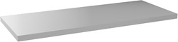 Metalen legbord voor hangmappn b100 voor garderobe mela b100x43,2cm sa metalen liss met - metaal-grijs