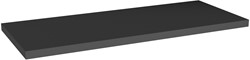 Metalen legbord voor hangmappen b100 voor garderobe mela b100x43,2cm sc antraciet gestruc - metaal-antr.