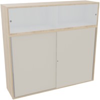 Armand baliemeubel scheidingh156xb165xd43,2cm - 3 legbordrz n5 sb - hout-lakeland acacia/hout-linnen