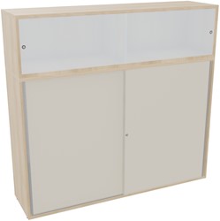 Armand baliemeubel scheidingh156xb165xd43,2cm - 3 legbordrz n5 sb - hout-lakeland acacia/hout-linnen