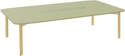 Karl modulaire vergadertafelb150xd280 4 poten waarvan 1 elek.