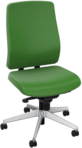 Stoel Oscar 2 - stof/metaal - 56x51 cm Bamboe / verchroomd