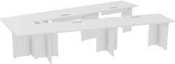 Frontpaneelkit metaal voor gesloten u-tafel b450 cm (2xb170+4drieluiken b100) sa
