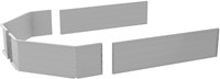 Frontpaneelkit metaal voor u tafel b275 cm (2xb110+2 drieluiken b100) sa