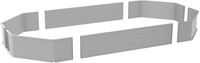 Frontpaneelkit metaal voor gesloten u-tafel b410 cm (2xb130+4 drieluiken b100) sa