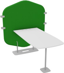 Margot scheidingswand+ tafel- b122,7xh144,8xd156 cm