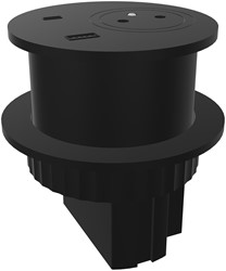 Kabeldop 1pc+1usba+1usbc+1 leeg - euof