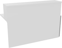 Tussenmodule guest h113xl160cm blad met uitsparing mg mg