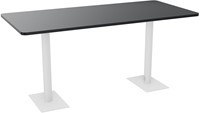 Tafel met connectiek s4h73xb160xd74cm blad onderstel