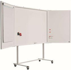 Smit Visual - Kabinetkast, emailstaal Low Gloss/wit, wit profiel