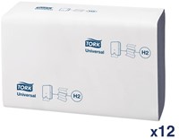 Tork Z-gevouwen handdoeken 1-laags blauw (12 stuks)