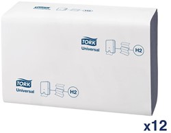 Tork Z-gevouwen handdoeken 1-laags blauw (12 stuks)