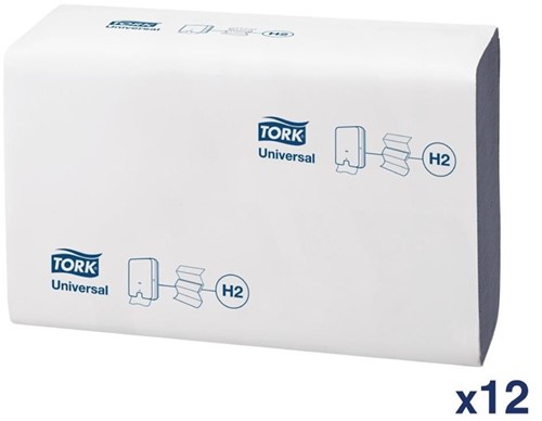 Tork Z-gevouwen handdoeken 1-laags blauw (12 stuks)