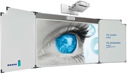 Smit Visual - Vijfvlaks projectiebord ExtraFlat, Low Gloss, finger touch